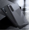 Ultracienkie etui pokrowiec Baseus Wing Case do Huawei P30 czarno-przezroczysty