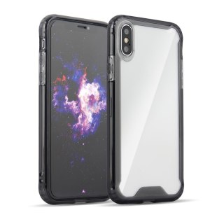 Wytrzymałe etui z żelową ramką do Huawei P20 Lite czarny