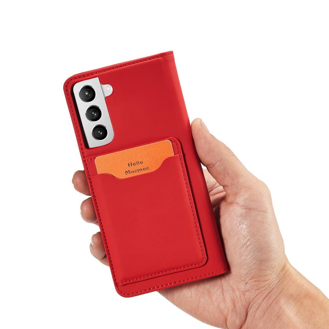 Etui Card Braders Case do Samsung Galaxy S22 Plus czerwony