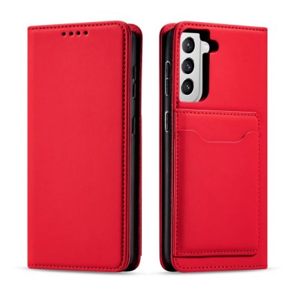 Etui Card Braders Case do Samsung Galaxy S22 czerwony