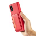 Etui Card Braders Case do Xiaomi Redmi Note 11 czerwony