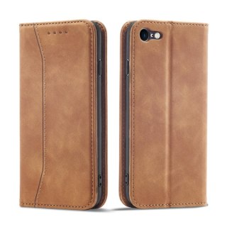 Etui Fancy Braders Case do iPhone 7 / 8 / SE brązowy