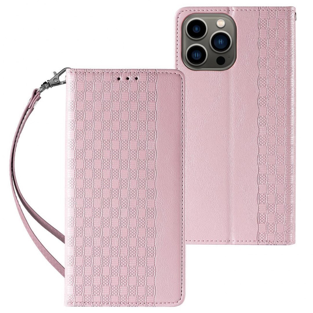 Etui Strap Braders Case do iPhone 13 Pro Max różowy