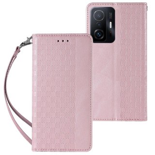 Etui Strap Braders Case do Xiaomi Redmi Note 11 różowy