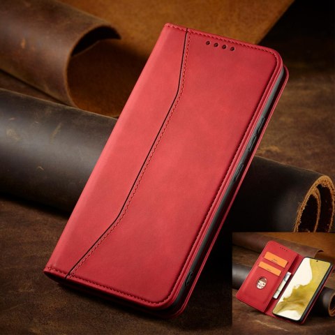 Etui Fancy Braders Case do Samsung Galaxy S22 Plus czerwony