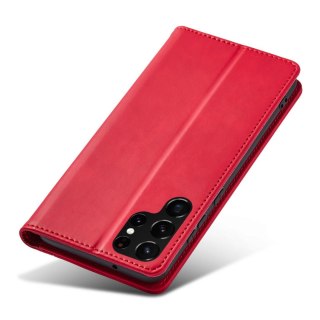 Etui Fancy Braders Case do Samsung Galaxy S22 Ultra czerwony