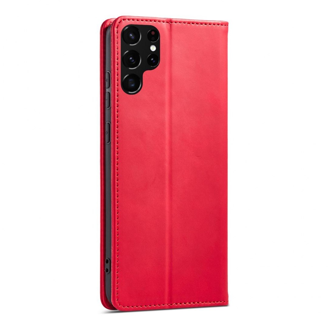 Etui Fancy Braders Case do Samsung Galaxy S22 Ultra czerwony