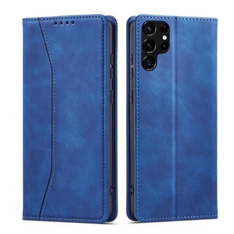 Etui Fancy Braders Case do Samsung Galaxy S22 Ultra niebieski