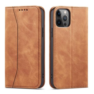 Etui Fancy Braders Case do iPhone 12 Pro Max brązowy