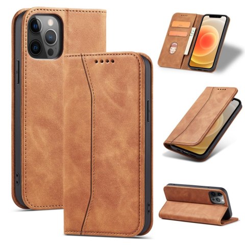 Etui Fancy Braders Case do iPhone 12 Pro Max brązowy