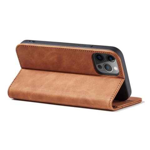 Etui Fancy Braders Case do iPhone 12 Pro Max brązowy