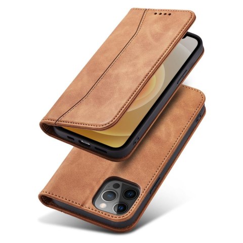 Etui Fancy Braders Case do iPhone 12 Pro brązowy