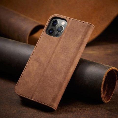 Etui Fancy Braders Case do iPhone 12 Pro brązowy