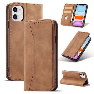 Etui Fancy Braders Case do iPhone 12 brązowy