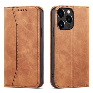 Etui Fancy Braders Case do iPhone 13 Pro Max brązowy