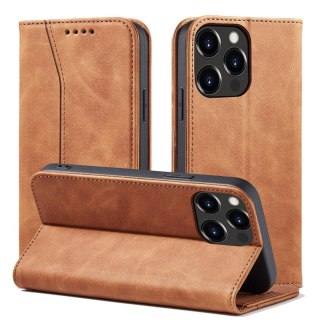 Etui Fancy Braders Case do iPhone 13 Pro Max brązowy