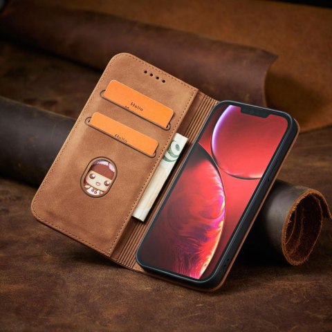 Etui Fancy Braders Case do iPhone 13 Pro Max brązowy