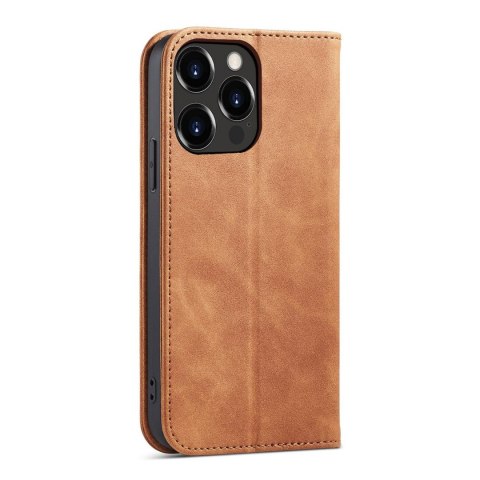 Etui Fancy Braders Case do iPhone 13 Pro brązowy