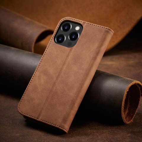 Etui Fancy Braders Case do iPhone 13 Pro brązowy