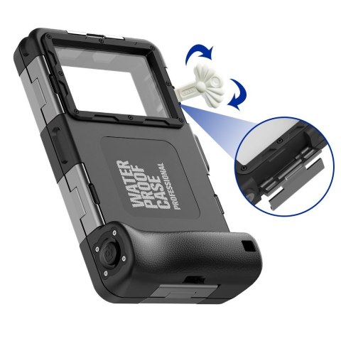 TECH-PROTECT IPX8 UNIVERSAL DIVING WATERPROOF CASE BLACK