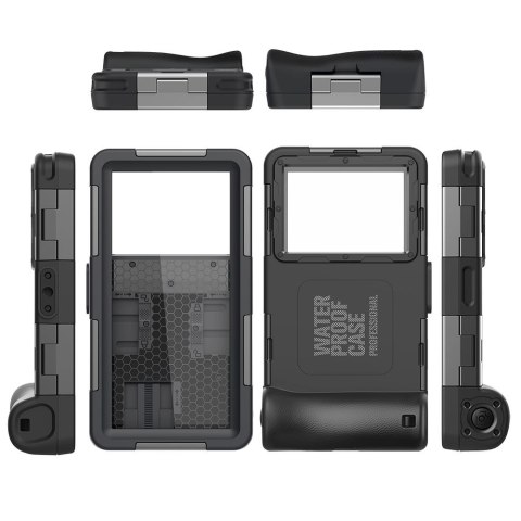 TECH-PROTECT IPX8 UNIVERSAL DIVING WATERPROOF CASE BLACK