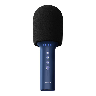 Mikrofon bezprzewodowy Braders do karaoke z głośnikiem Bluetooth 5.0 1200mAh niebieski