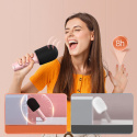 Mikrofon bezprzewodowy Braders do karaoke z głośnikiem Bluetooth 5.0 1200mAh różowy