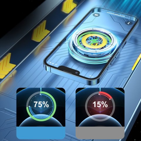 Joyroom samochodowy uchwyt magnetyczny bezprzewodowa indukcyjna ładowarka Qi 15W (kompatybilna z MagSafe do iPhone) na kratkę na