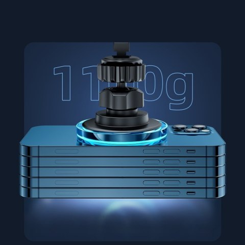 Joyroom samochodowy uchwyt magnetyczny bezprzewodowa indukcyjna ładowarka Qi 15W (kompatybilna z MagSafe do iPhone) na kratkę na