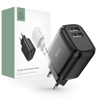 Ładowarka sieciowa C12W 2-port Network Charger 2.4A Black