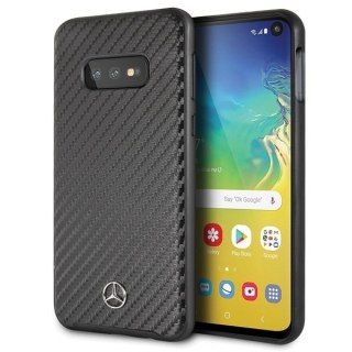 Otyginalne Etui Mercedes do Samsung S10e czarny hard case Dynamic