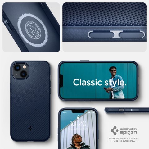 SPIGEN MAG ARMOR IPHONE 14 PLUS NAVY BLUE