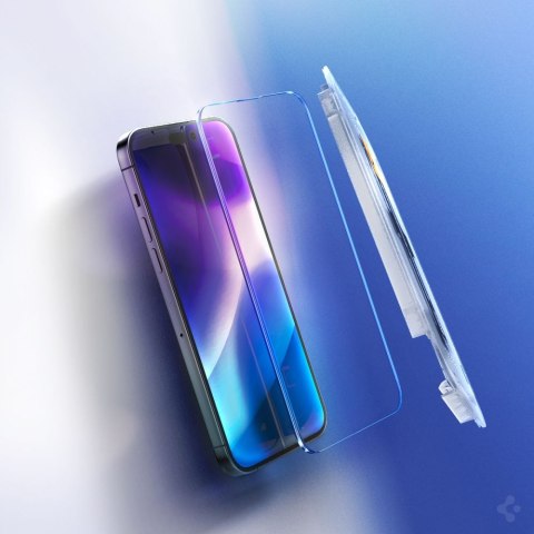 SZKŁO HARTOWANE SPIGEN GLAS.TR "EZ FIT" 2-PACK IPHONE 14 PRO CLEAR