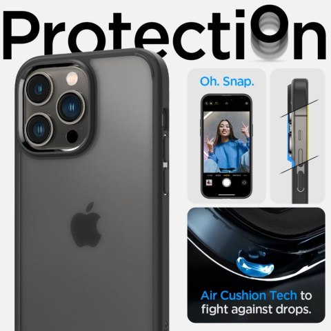 SPIGEN ULTRA HYBRID IPHONE 14 PRO FROST BLACK