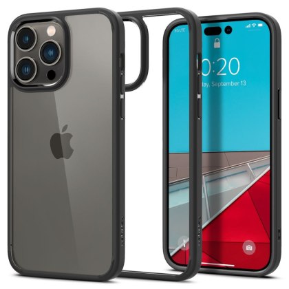 SPIGEN ULTRA HYBRID IPHONE 14 PRO MAX MATTE BLACK