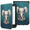 Etui do Pocketbook Color / Touch Lux 4 / 5 / HD 3 Happy Elephant