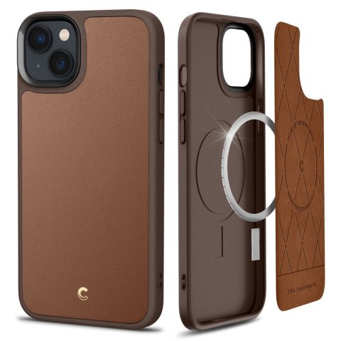 SPIGEN CYRILL KAJUK MAG MAGSAFE IPHONE 14 PLUS SADDLE BROWN