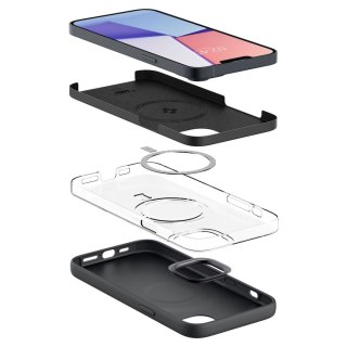 SPIGEN SILICONE FIT MAG MAGSAFE IPHONE 14 PLUS BLACK