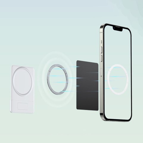 Baseus stojak składany z uchwytem magnetycznym biały (LUXZ010002)