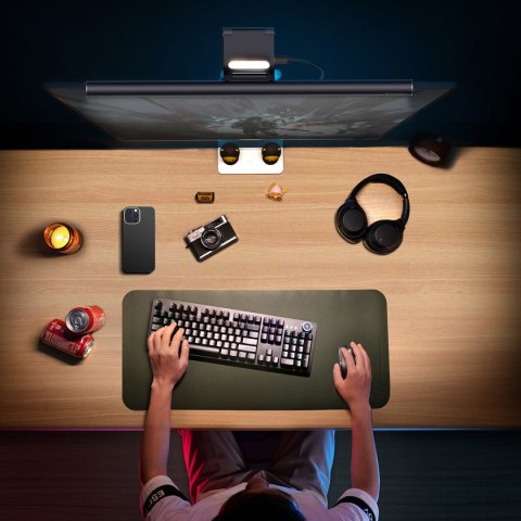 Baseus i-wok2 lampka LED na monitor do pulpitu oświetlenie ekranu czarny (DGIW000101)