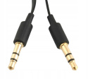 Kabel Audio Jack 3,5mm - Jack 3,5mm 1,0 m Czarny