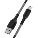 Kabel USB - USB-C Quick Charge 3.0 3A 1 metr czarny