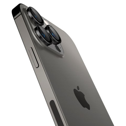 OSŁONA APARATU SPIGEN OPTIK.TR "EZ FIT" CAMERA PROTECTOR 2-PACK IPHONE 14 PRO / 14 PRO MAX BLACK