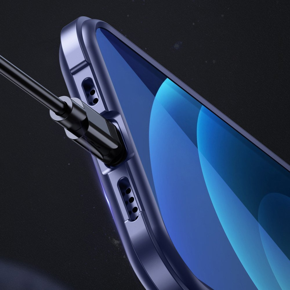 Etui Frigate Series Pancerne niebieski + szkło hartowane do iPhone 12 mini