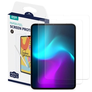 2x Folia Ochronna ESR Paper Feel do iPad Air 4 / 5 / iPad Pro 11 Matte Clear