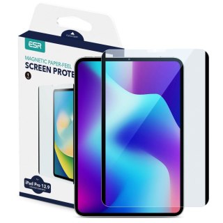 Folia Ochronna ESR Paper Feel Magnetic do iPad Pro 12.9 2020 / 2021 / 2022 Matte Clear