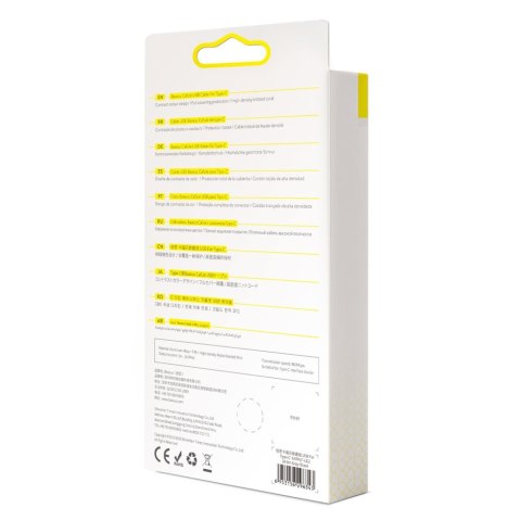 Baseus Cafule Cable wytrzymały nylonowy kabel przewód USB / USB-C QC3.0 2A 3M czarno-szary (CATKLF-UG1)