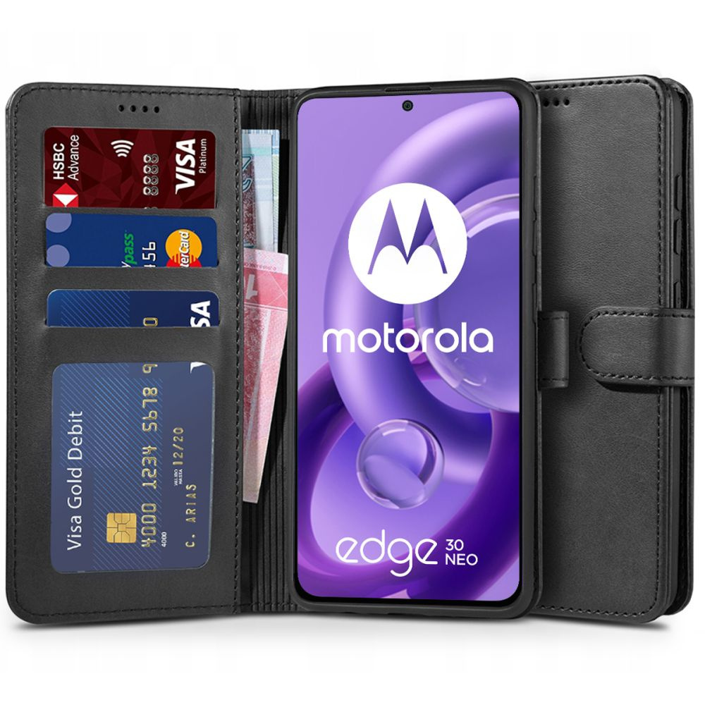 Etui Wallet Portfel z Klapką do Motorola Edge 30 Neo