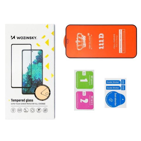 Wozinsky Full Glue Xiaomi Mi Band 7 szkło hartowane na ekran czarny