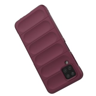 Etui Magic Shield Case Braders do Samsung Galaxy A12 burgundowy